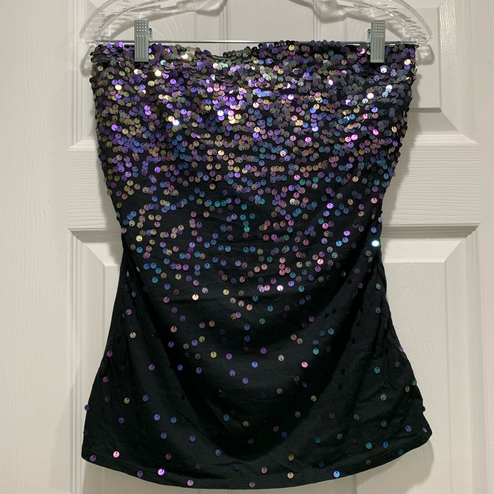 Express Women’s Sequined Tube Top